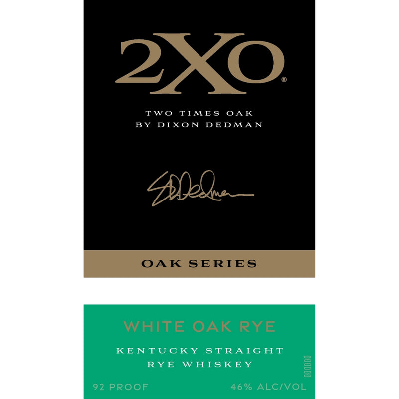 2XO Oak Series White Oak Rye