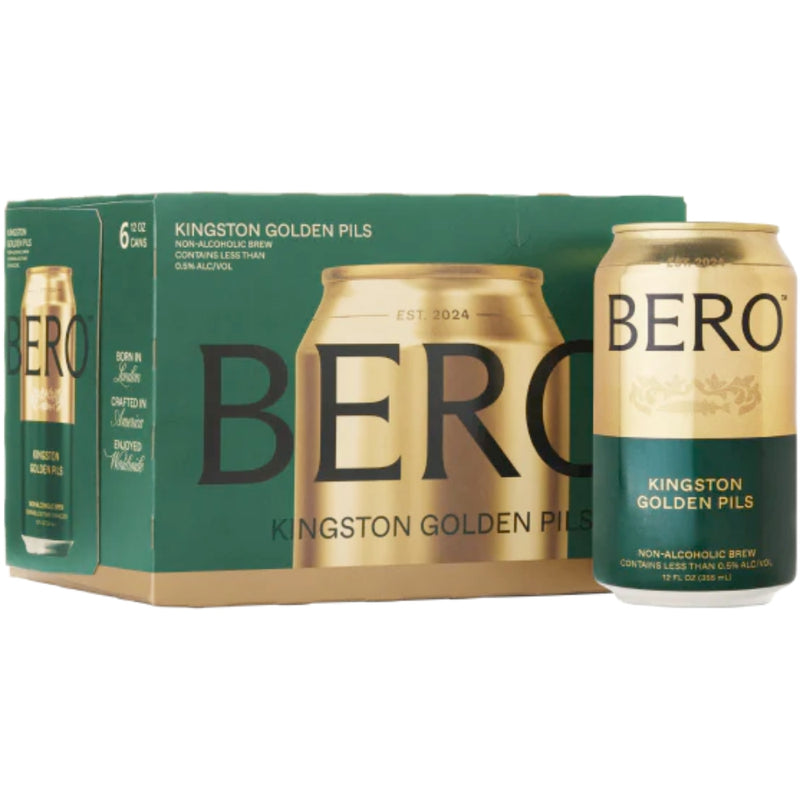 Bero Kingston Golden Pils 6pk By Tom Holland - Non-Alcoholic Beer