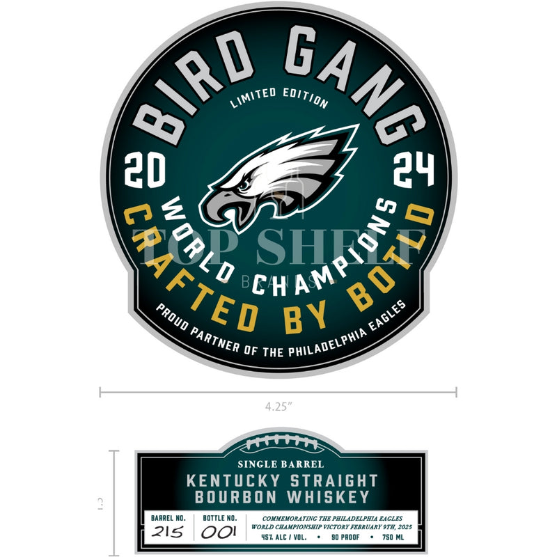 Bird Gang Philadelphia Eagles 2024 Champions Edition Bourbon