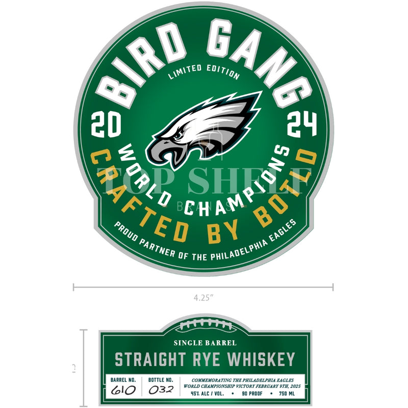 Bird Gang Philadelphia Eagles 2024 Champions Edition Rye