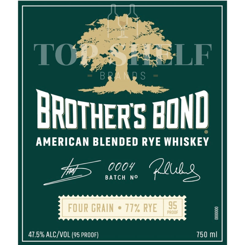 Brother’s Bond American Blended Rye Batch 