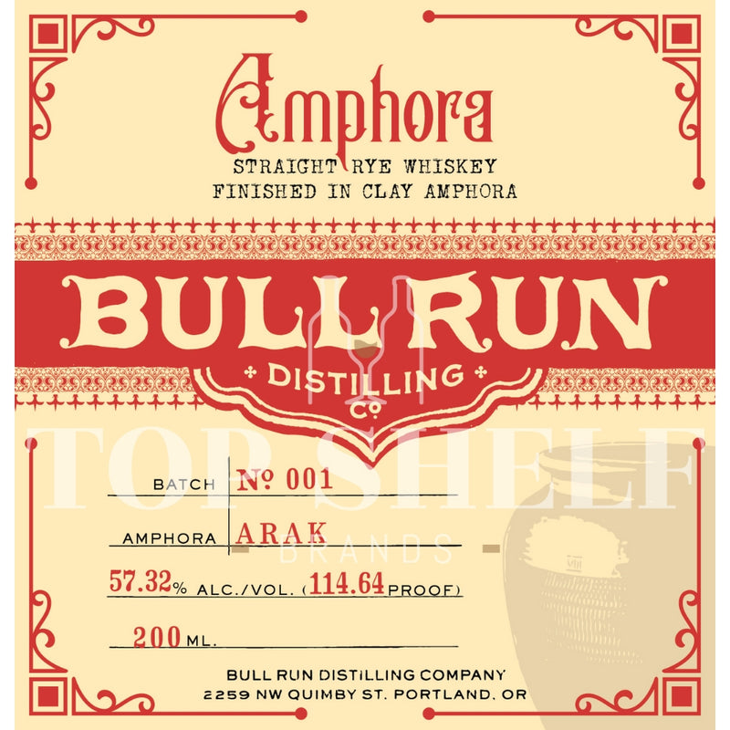 Bull Run Rye Finished in Clay Amphora