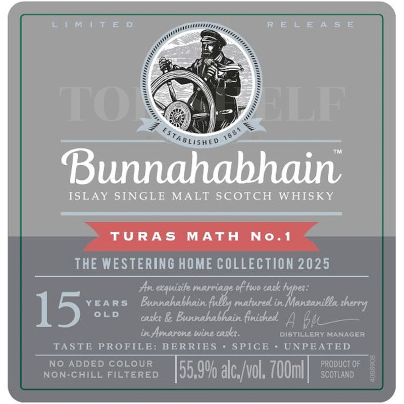 Bunnahabhain Turas Math No. 1