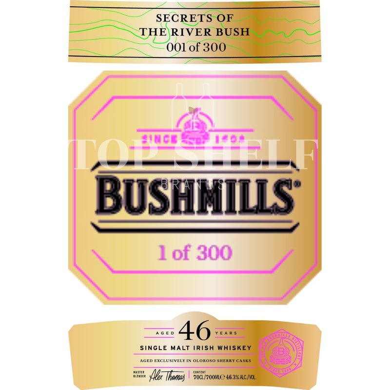 Bushmills 46 Year Old Secrets of the River Bush