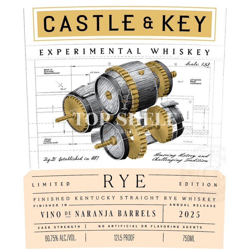 Castle & Key Experimental Whiskey Rye 2025 Release