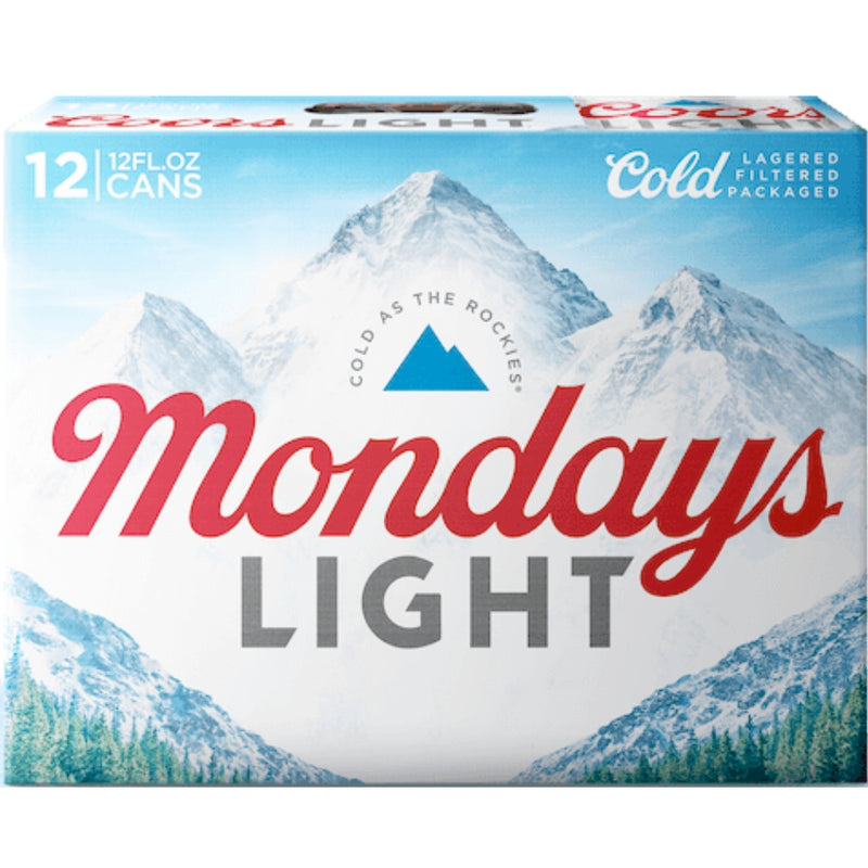 Coors Mondays Light 12pk