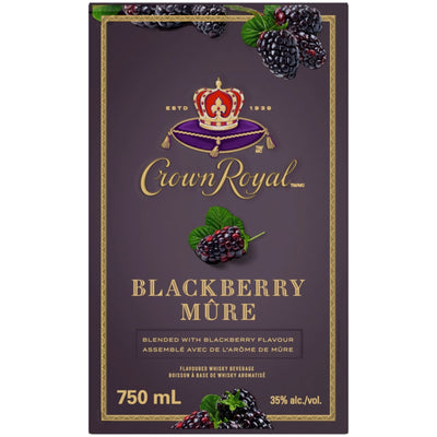 Crown Royal Blackberry Mûre Flavored Whisky