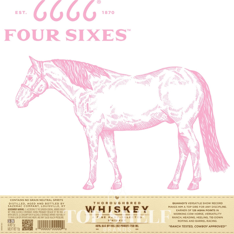 Four Sixes Thoroughbred Whiskey