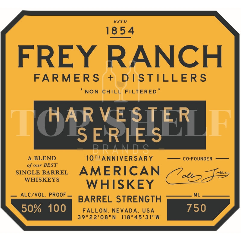 Frey Ranch Harvester Series 10 Anniversary American Whiskey