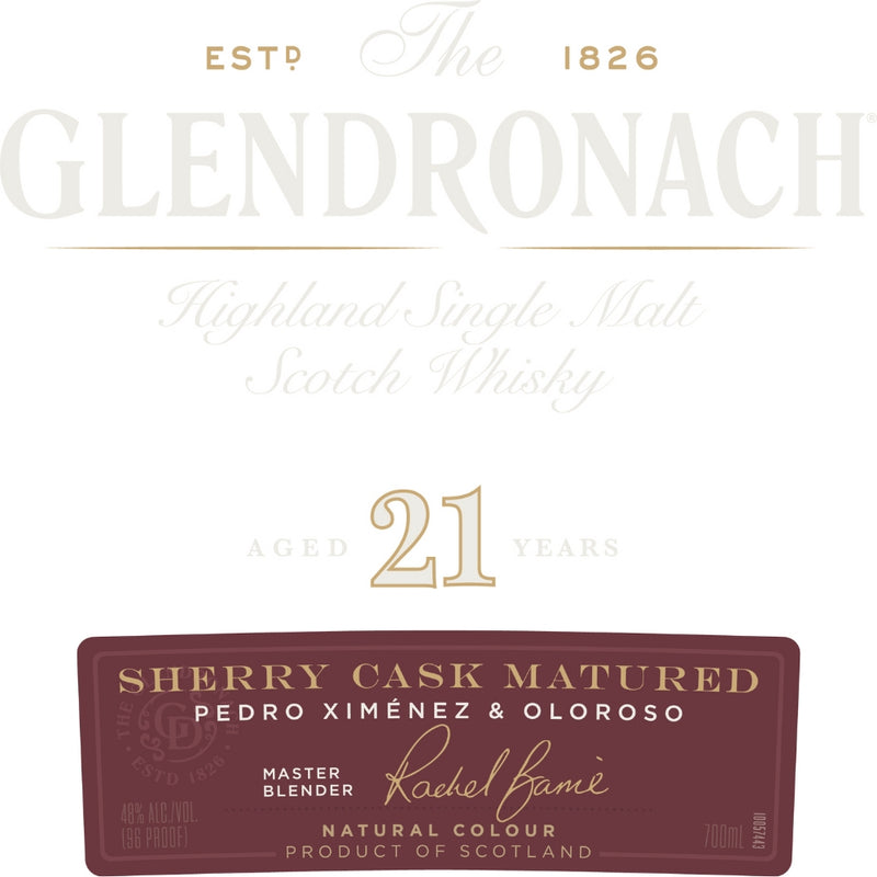 Glendronach 21 Year Old Sherry Cask Matured