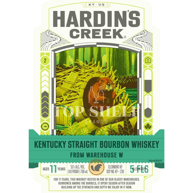 Hardin’s Creek Warehouse W 11 Year Old Bourbon