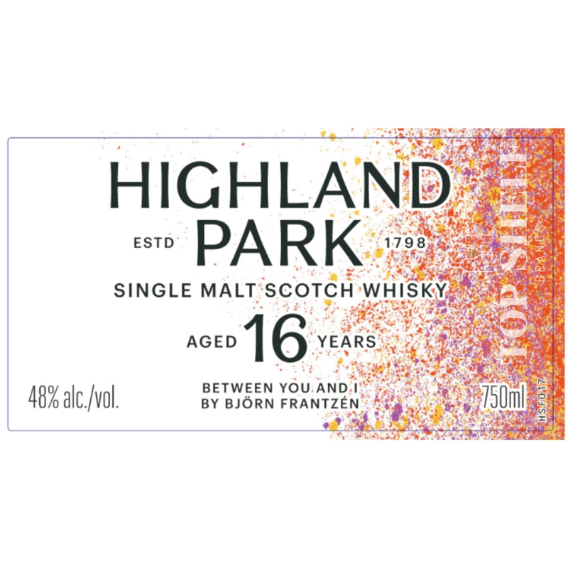 Highland Park 16 Year Old Between You and I By Bjorn Frantzen