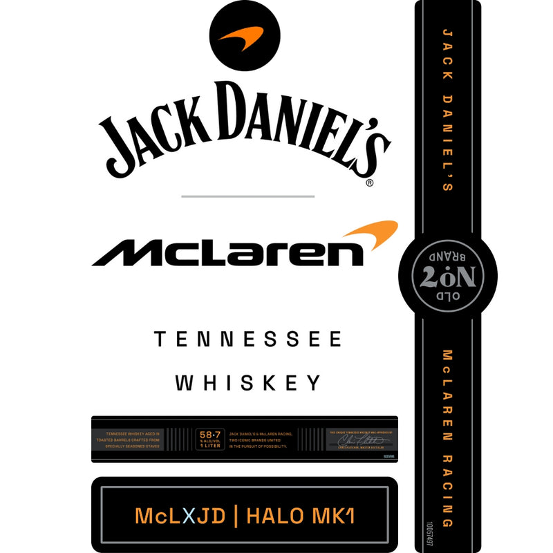 Jack Daniel’s X McLaren Toasted Barrel Tennessee Whiskey