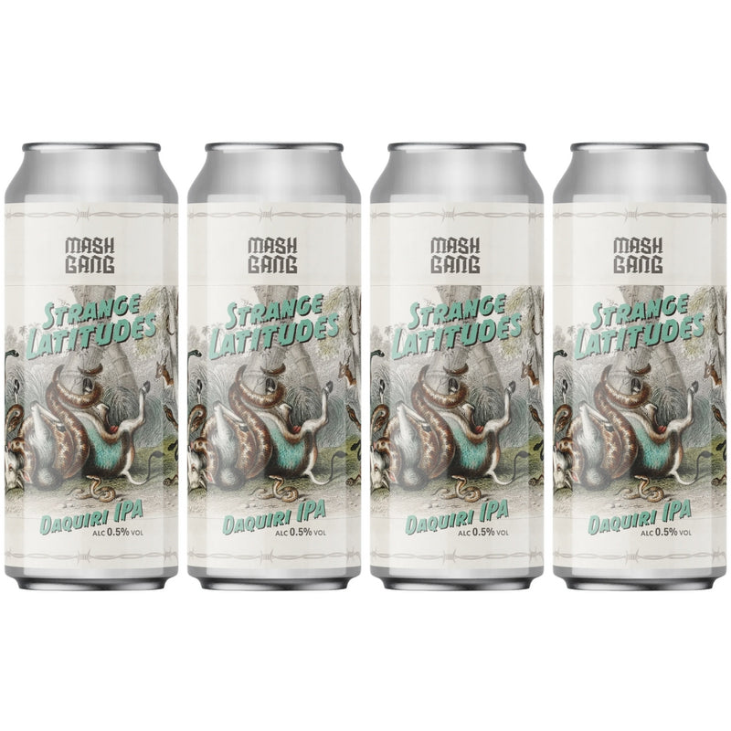 Mash Gang Strange Latitudes Daiquiri IPA - 0.5% ABV - 4pk