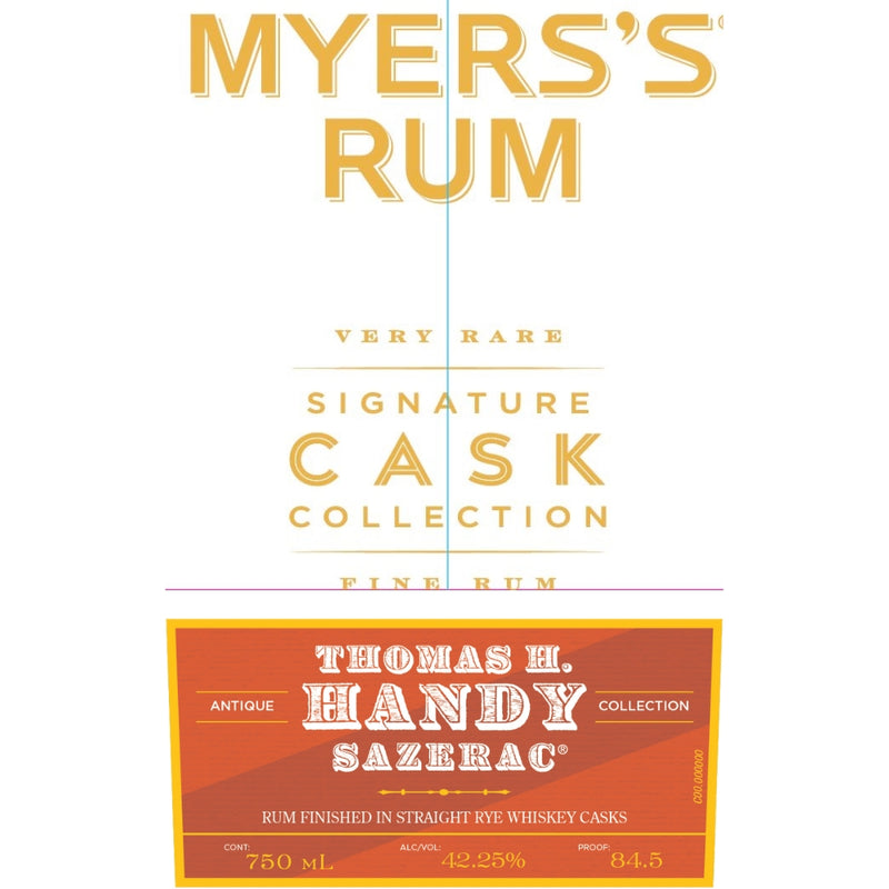 Myers’s Rum Signature Cask Collection - Thomas H. Handy Sazerac Barrel