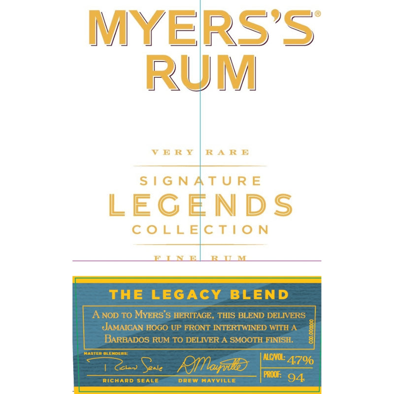 Myers’s Rum Signature Legends Collection - The Legacy Blend