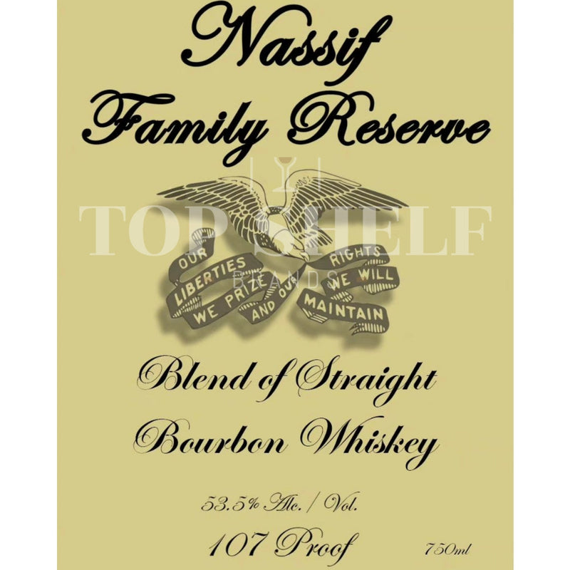 Nassif Family Reserve Blend of Straight Bourbon Batch 1