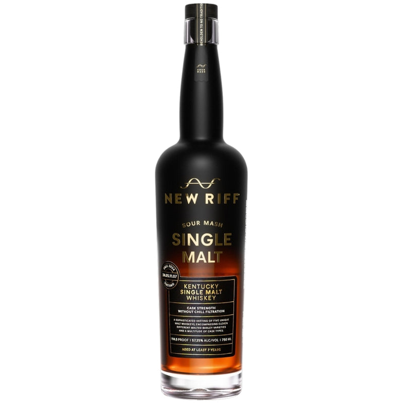 New Riff Sour Mash Single Malt Whiskey 2024 Release