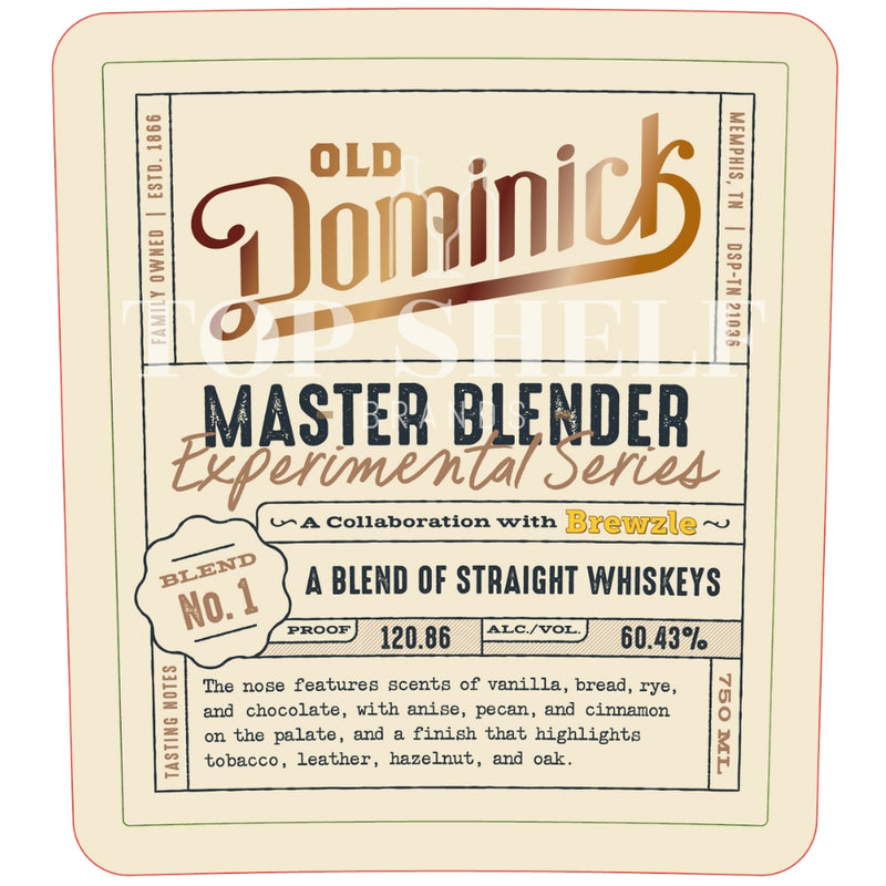 Old Dominick x Brewzle Master Blender Experimental Series No. 1