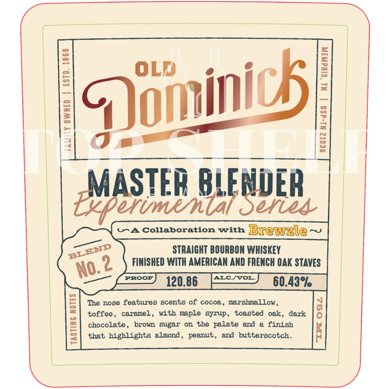 Old Dominick x Brewzle Master Blender Experimental Series No. 2