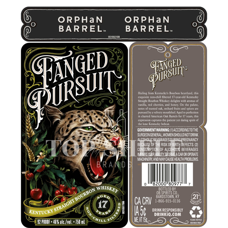 Orphan Barrel Fanged Pursuit 17 Year Old Bourbon