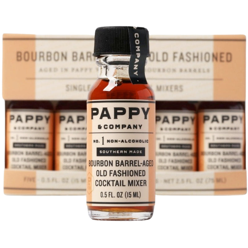 Pappy Van Winkle Bourbon Barrel-Aged Old Fashioned Mix: Single Serve 5-Pack