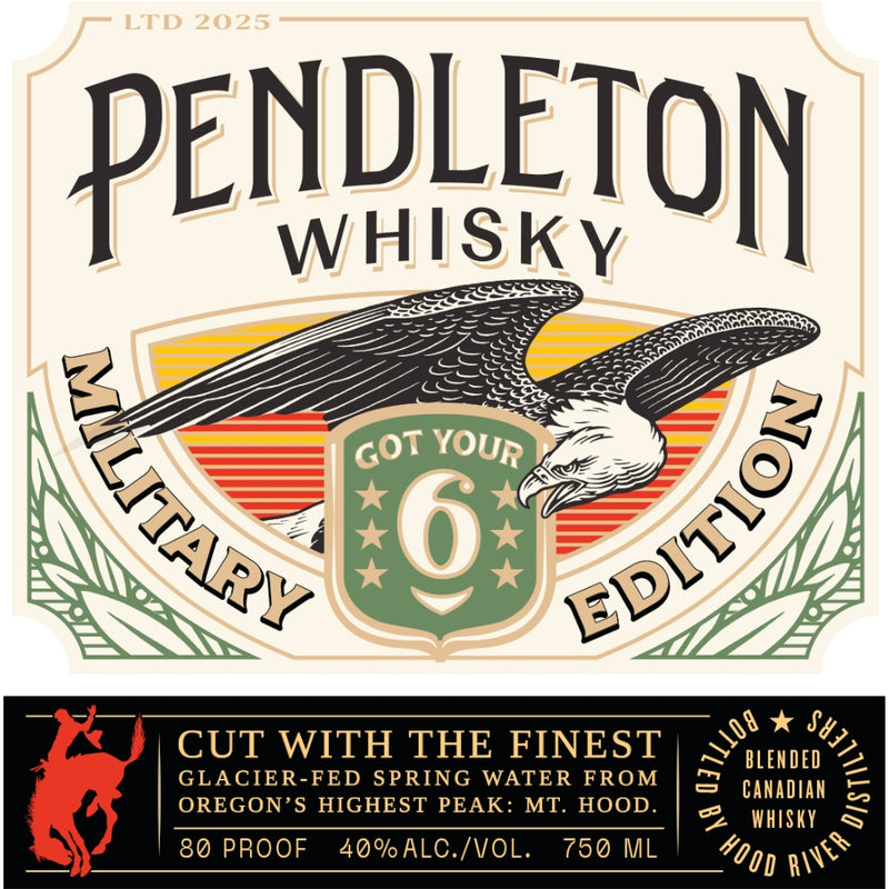 Pendleton Military Appreciation Bottle Whisky 2024