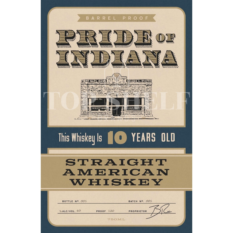 Pride of Indiana 10 Year Old Straight American Whiskey