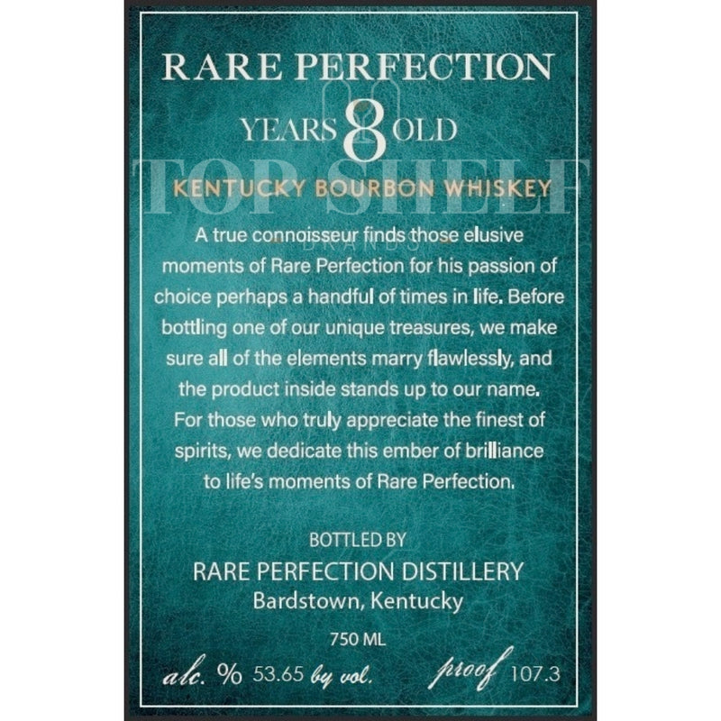 Rare Perfection 8 Year Old Bourbon Private Select