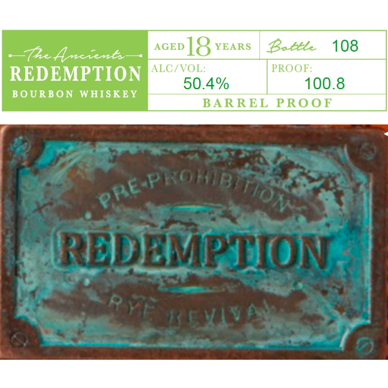 Redemption The Ancients 18 Year Old Bourbon