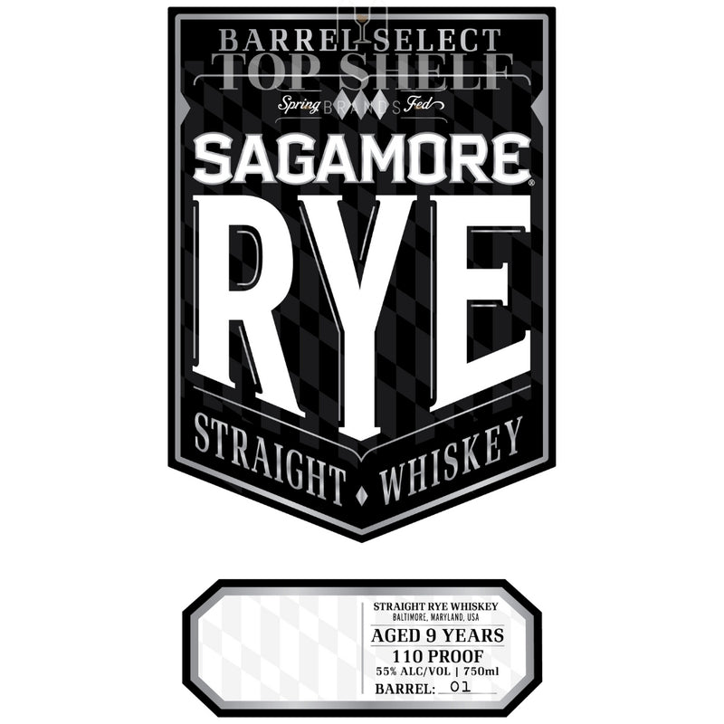 Sagamore 9 Year Old Barrel Select Straight Rye