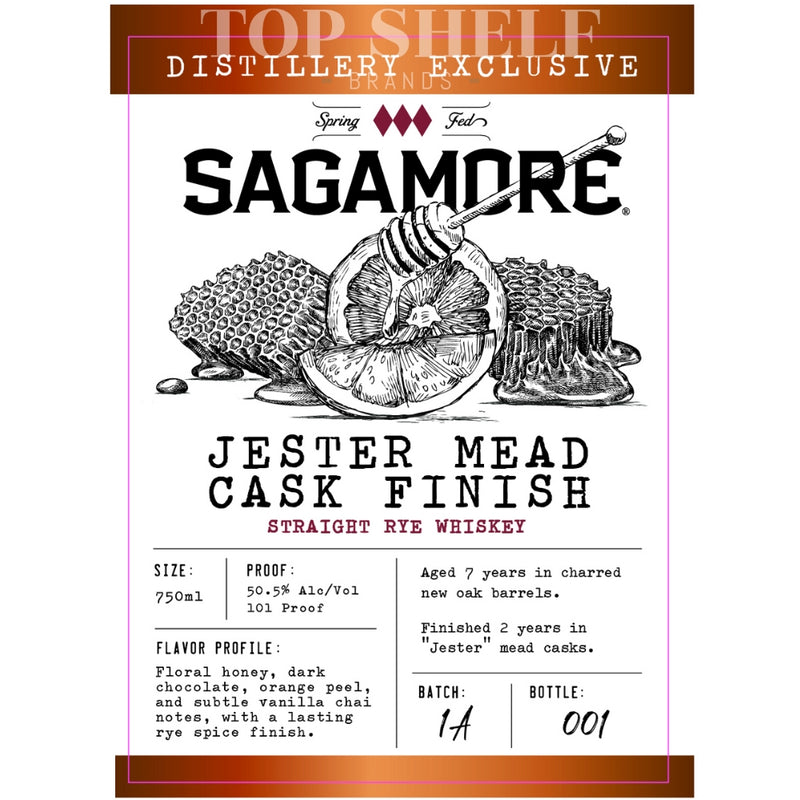 Sagamore Jester Mead Cask Finish Rye Whiskey