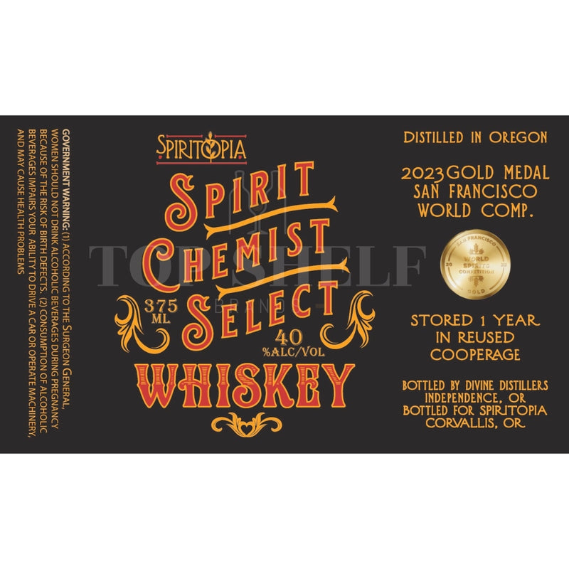 Spiritopia Spirit Chemist Select Whiskey