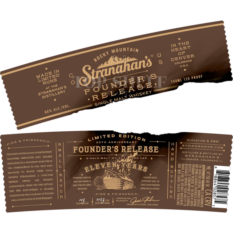 Stranahan’s Founder’s Release Single Malt Whiskey