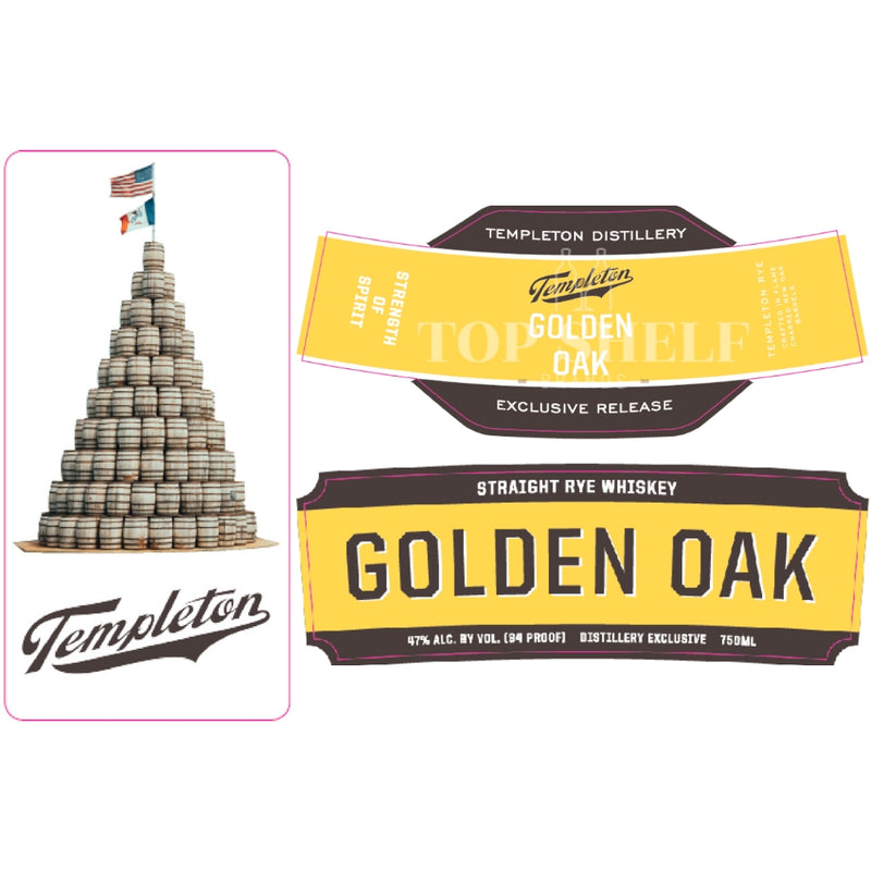 Templeton Golden Oak Straight Rye