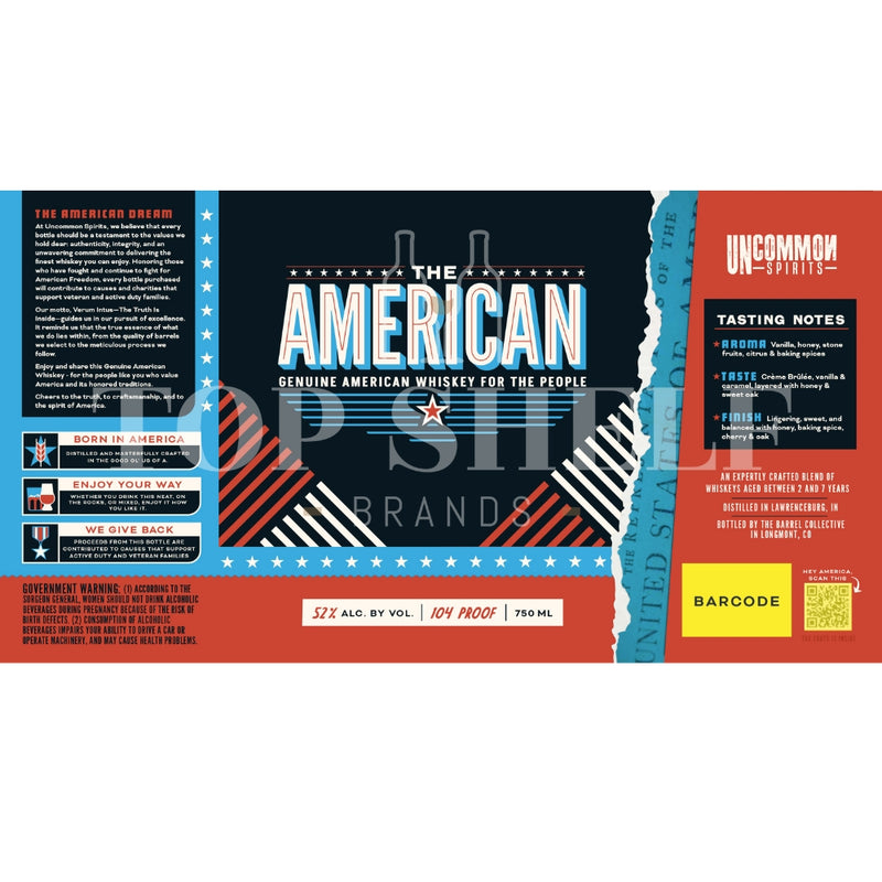 The American Genuine American Whiskey