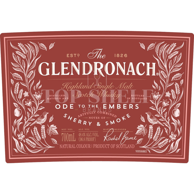 The Glendronach Ode to the Embers Single Malt Scotch