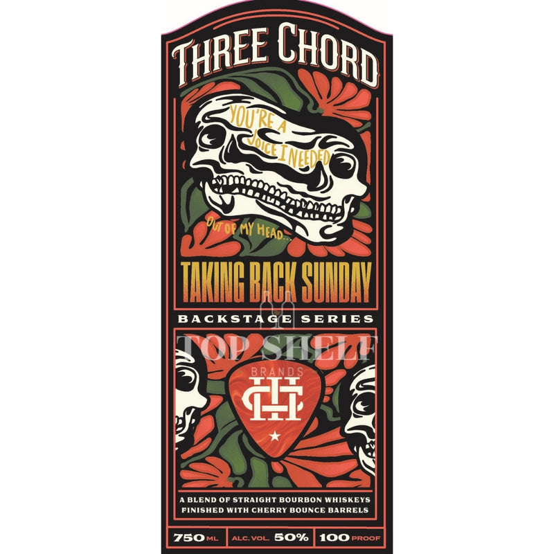 Three Chord Backstage Series Taking Back Sunday Bourbon