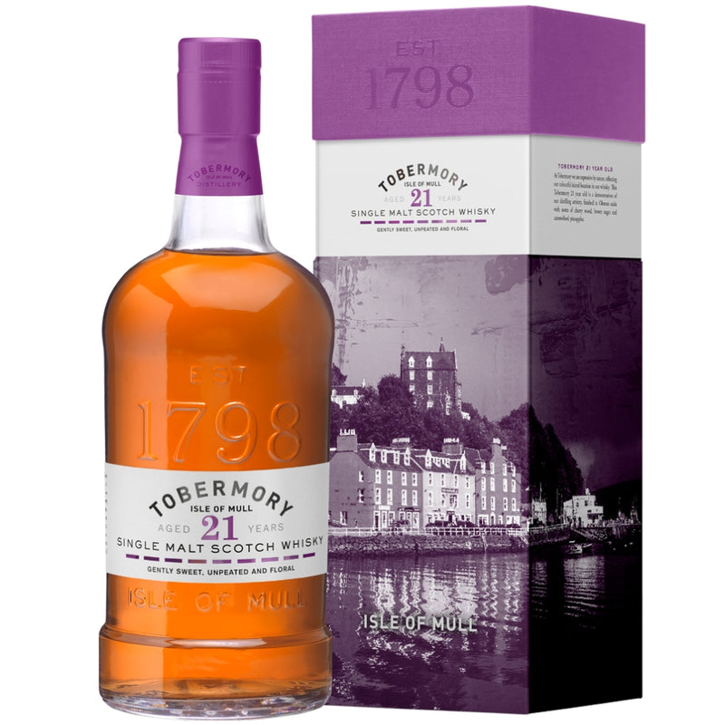 Tobermory 21 Year Old Single Malt Scotch