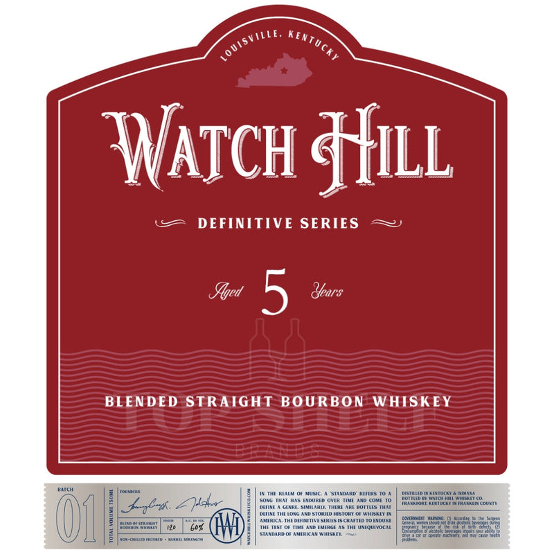 Watch Hill Definitive Series 5 Year Old Bourbon Batch 01