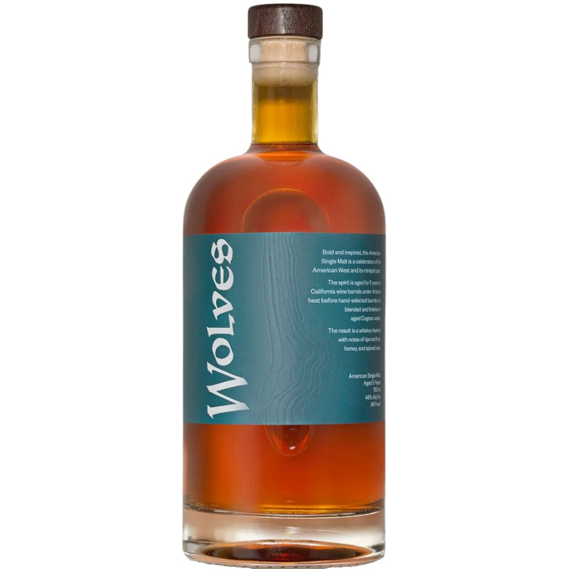 Wolves 5 Year Old American Single Malt Whiskey