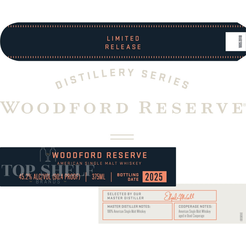 Woodford Reserve American Single Malt 2025 Release