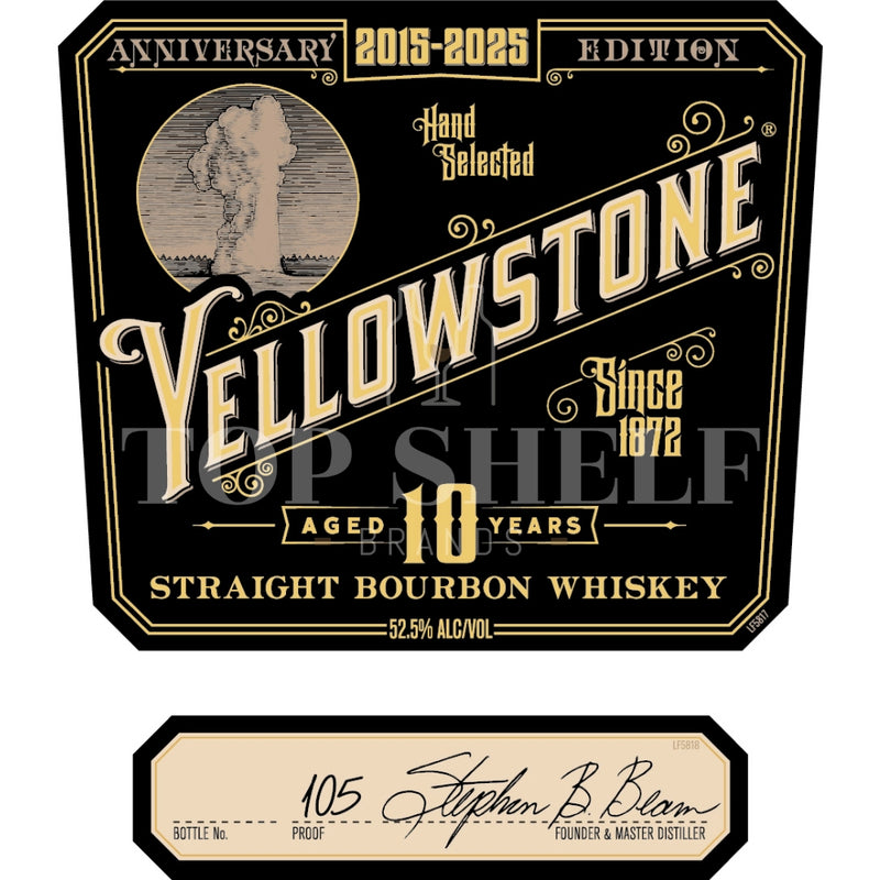 Yellowstone 10th Anniversary Edition Bourbon