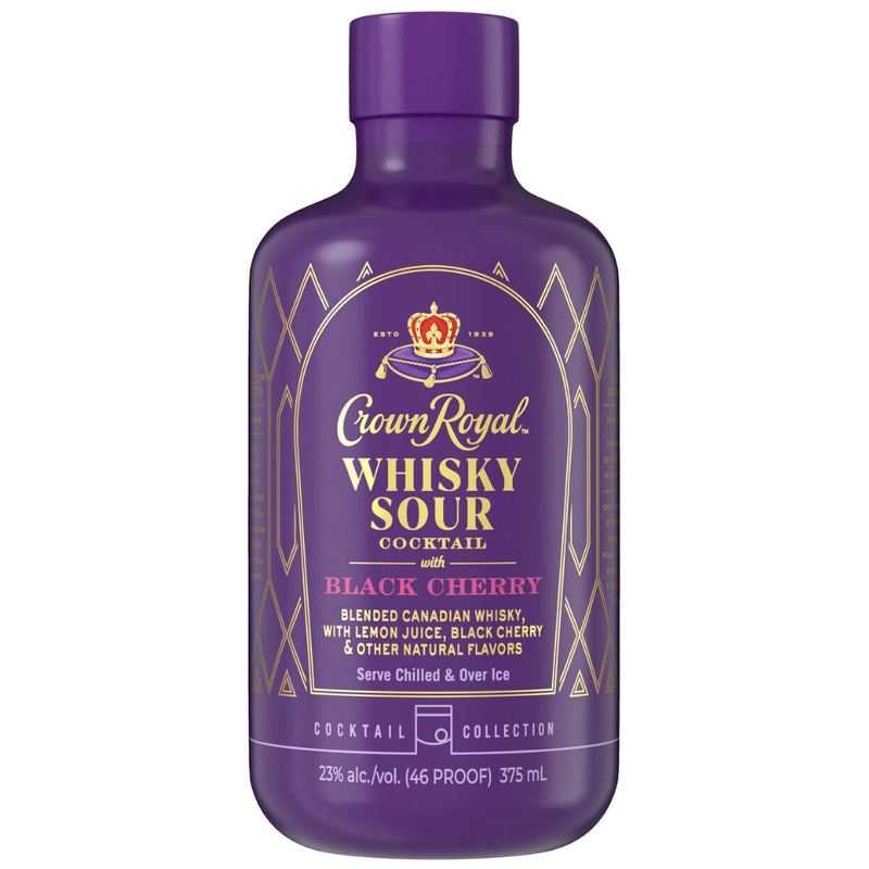 Crown Royal Black Cherry Whisky Sour Bottled Cocktail