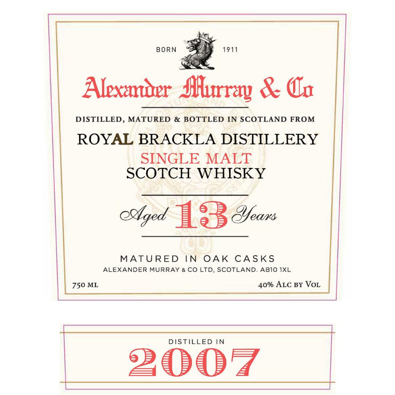 Alexander Murray Royal Brackla 13 Year Old - Main Street Liquor