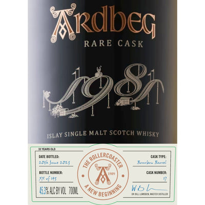 Ardbeg Rare Cask 1981 42 Year Old - Main Street Liquor