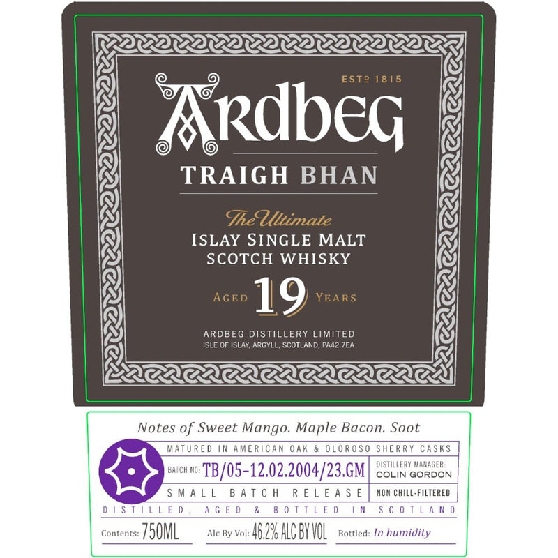 Ardbeg Traigh Bhan 19 Year Old Batch 5 - Main Street Liquor