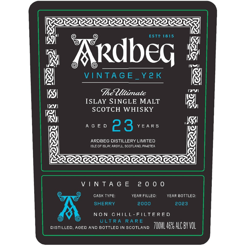 Ardbeg Vintage Y2K 23 Year Old - Main Street Liquor