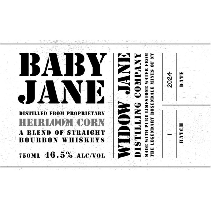 Baby Jane Straight Bourbon 2024 Release - Main Street Liquor