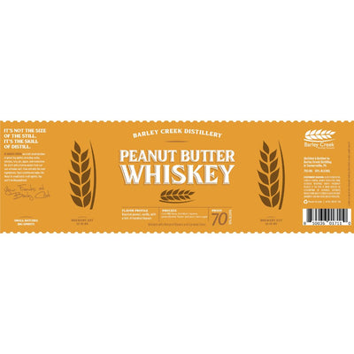 Barley Creek Distillery Peanut Butter Whiskey - Main Street Liquor